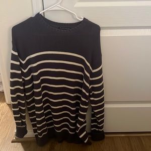 Blue and white striped brandy Melville sweater